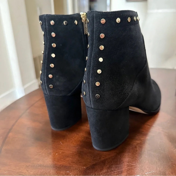 Jimmy Choo ‘Melvin’ Studded Black Suede Booties - Size 11‎ - NWT